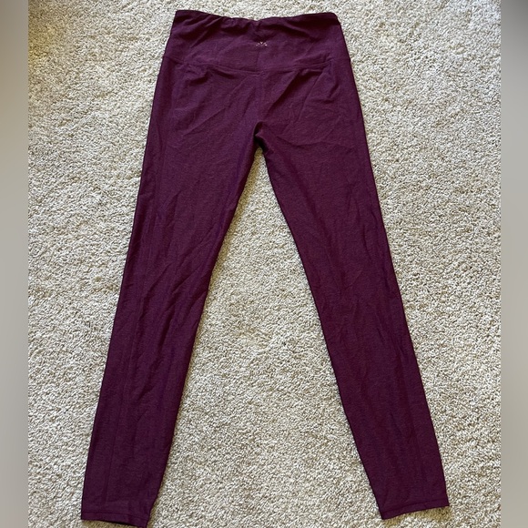 Varley Women’s Heather Purple Leggings Size Small 26” Inseam Workout Athleisure - Picture 8 of 9